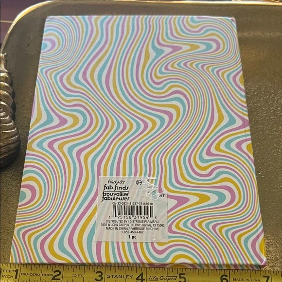 #1192: Colorful Cat Embroidered Art Journal Book - Picture 5 of 5